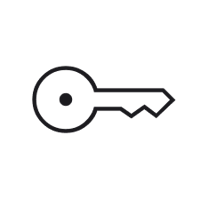 Key icon on the #trstd secret website