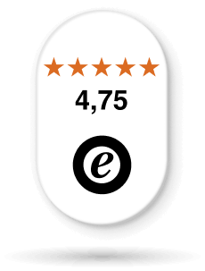 Trusted Shops Trustbadge displayed on mobile