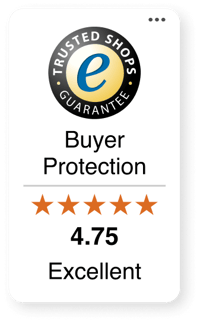 Trusted Shops Trustbadge with customer reviews