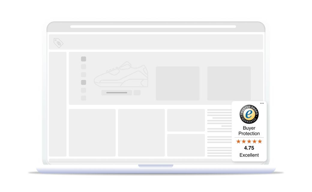 Reviews can be found with clicking on the trustbadge.